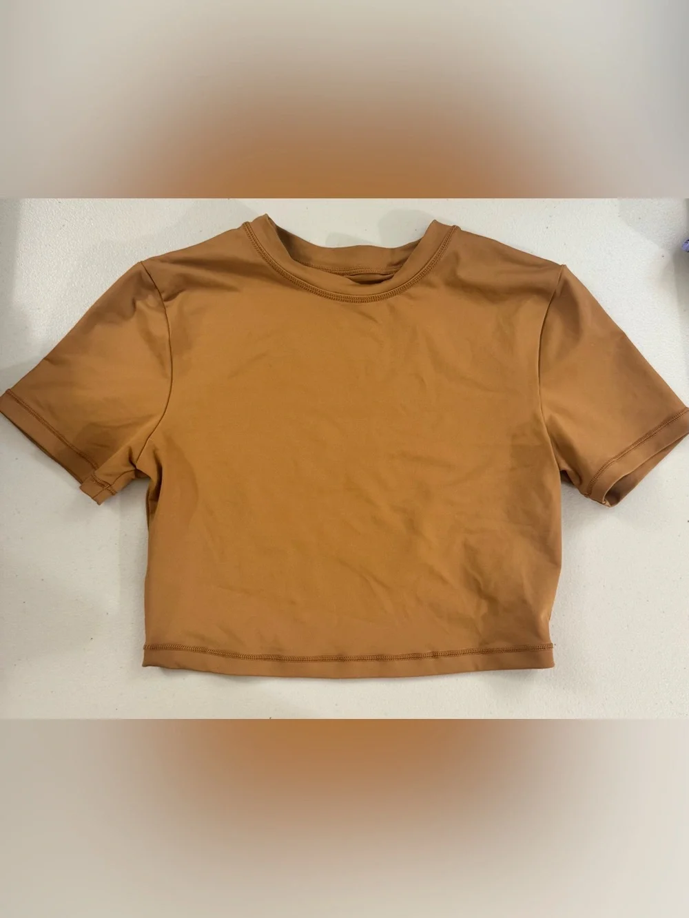 SKIMS Swim short sleeve cropped tee S